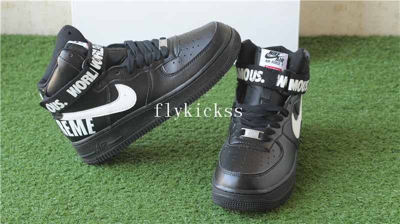 Nike Air Force 1 High Supreme SP Black White